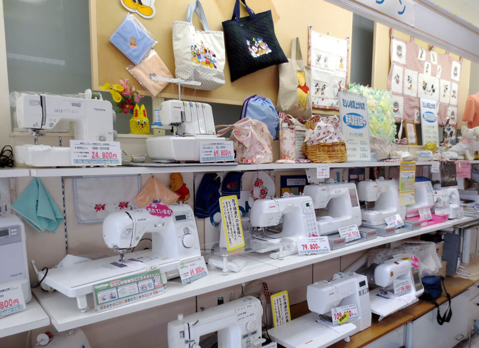 日本ミシンサービス所沢店いせきミシンコーナー
