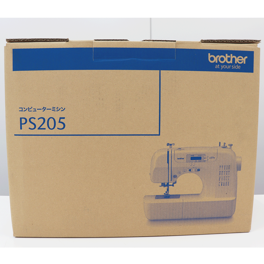 brother - 【未使用未開封新品】コンピューターミシンPS205フットコントローラー付き ブラザーPS205 新古品 フットコントローラー・ハードケース付