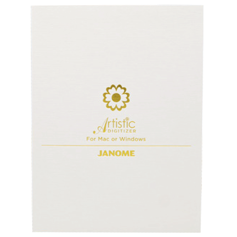 JANOME ジャノメ「Artistic Digitizer Ver.2.0対応 アーティスティックデジタイザー」刺しゅうデータ作成ソフト 刺繍データ作成　オリジナル刺しゅう