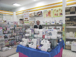 カナリヤ平岡店 店舗紹介 ミシンの販売 修理と安心5年保証の専門店