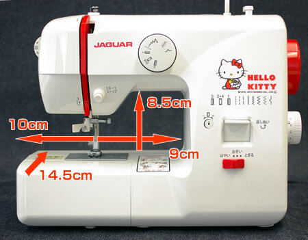 コンパクトミシンでは十分なソーイングスペース
