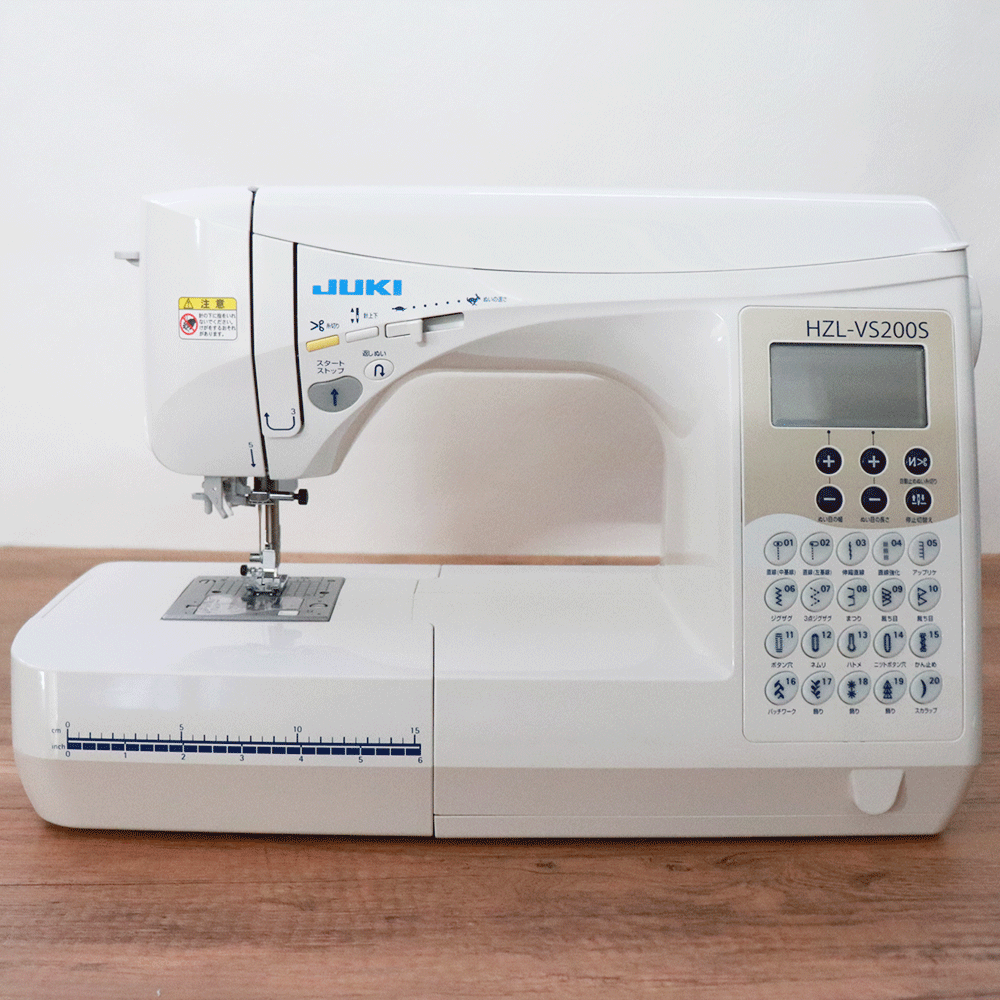 JUKI コンピューターミシン　HZL-VS200S　展示中古品（当店保証1年）